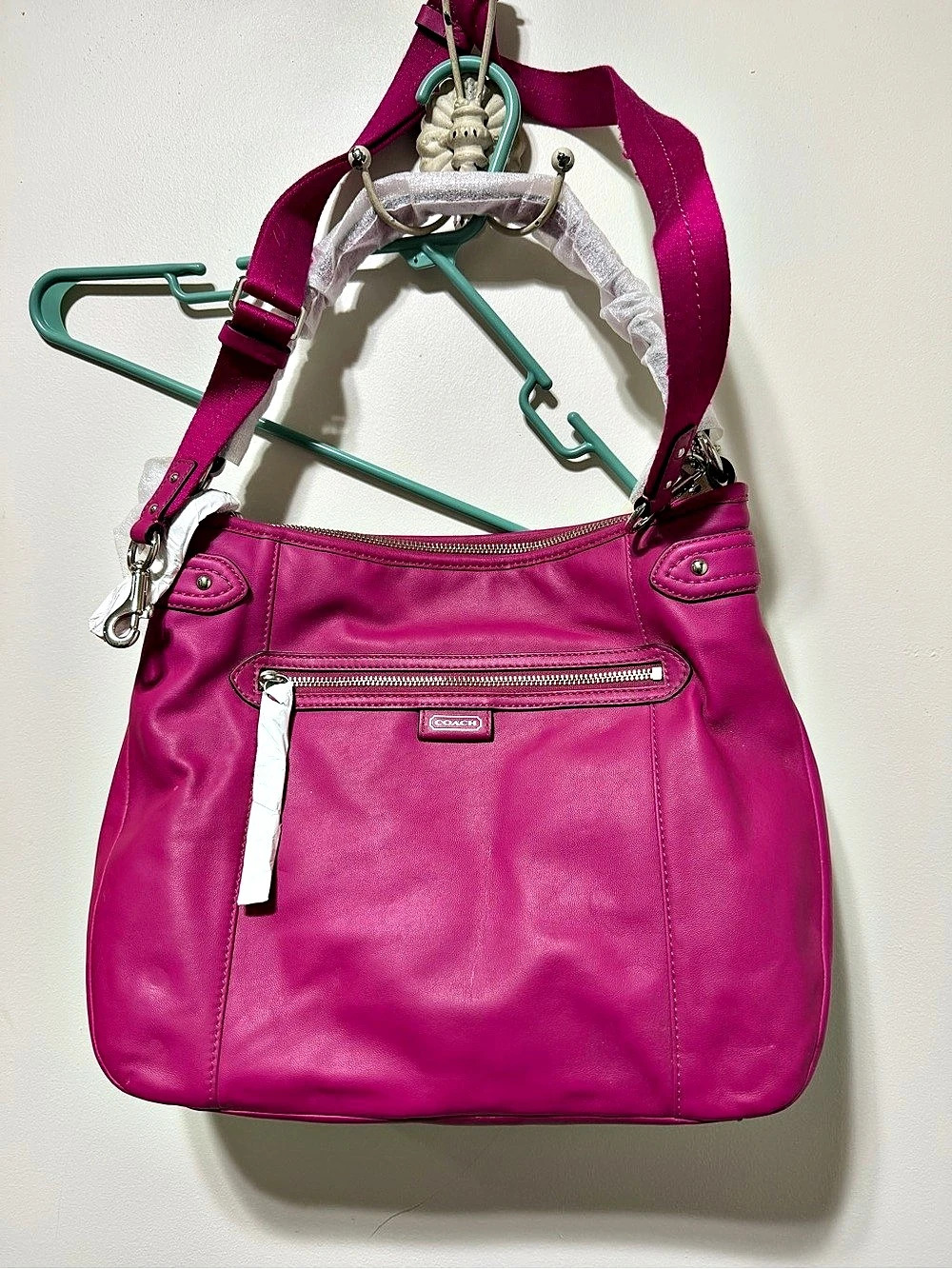 Coach DYLTH CONV HOBO Bag in Pink NWT